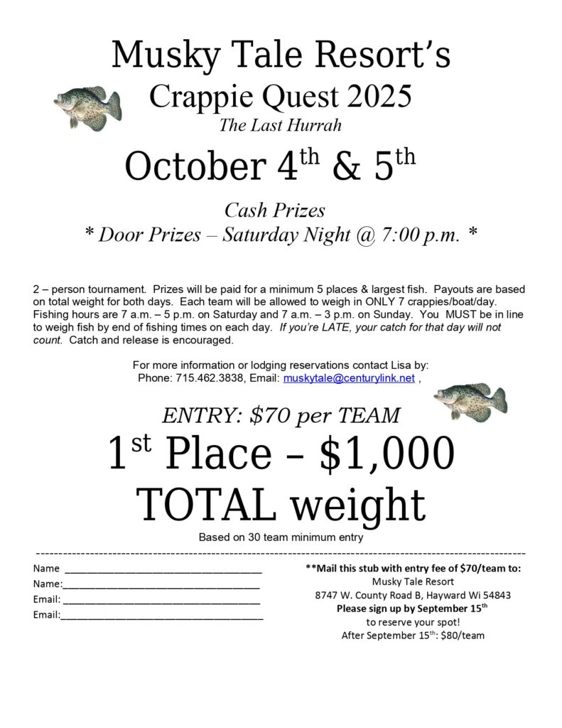 Crappie Quest 2025